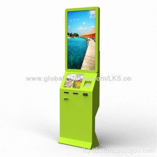 Bill Payment Machine Kiosk with 42-inch Touch Screen and Motorized Card Reader